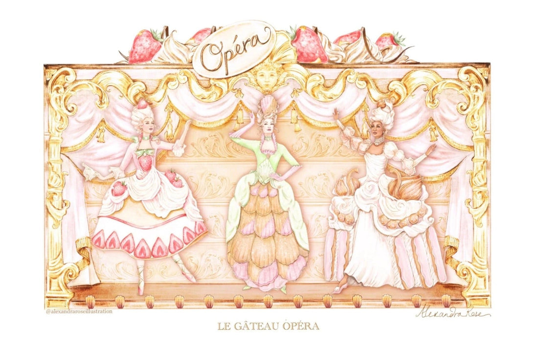 “Let them draw cake!” Introducing Le Gâteau Opéra…