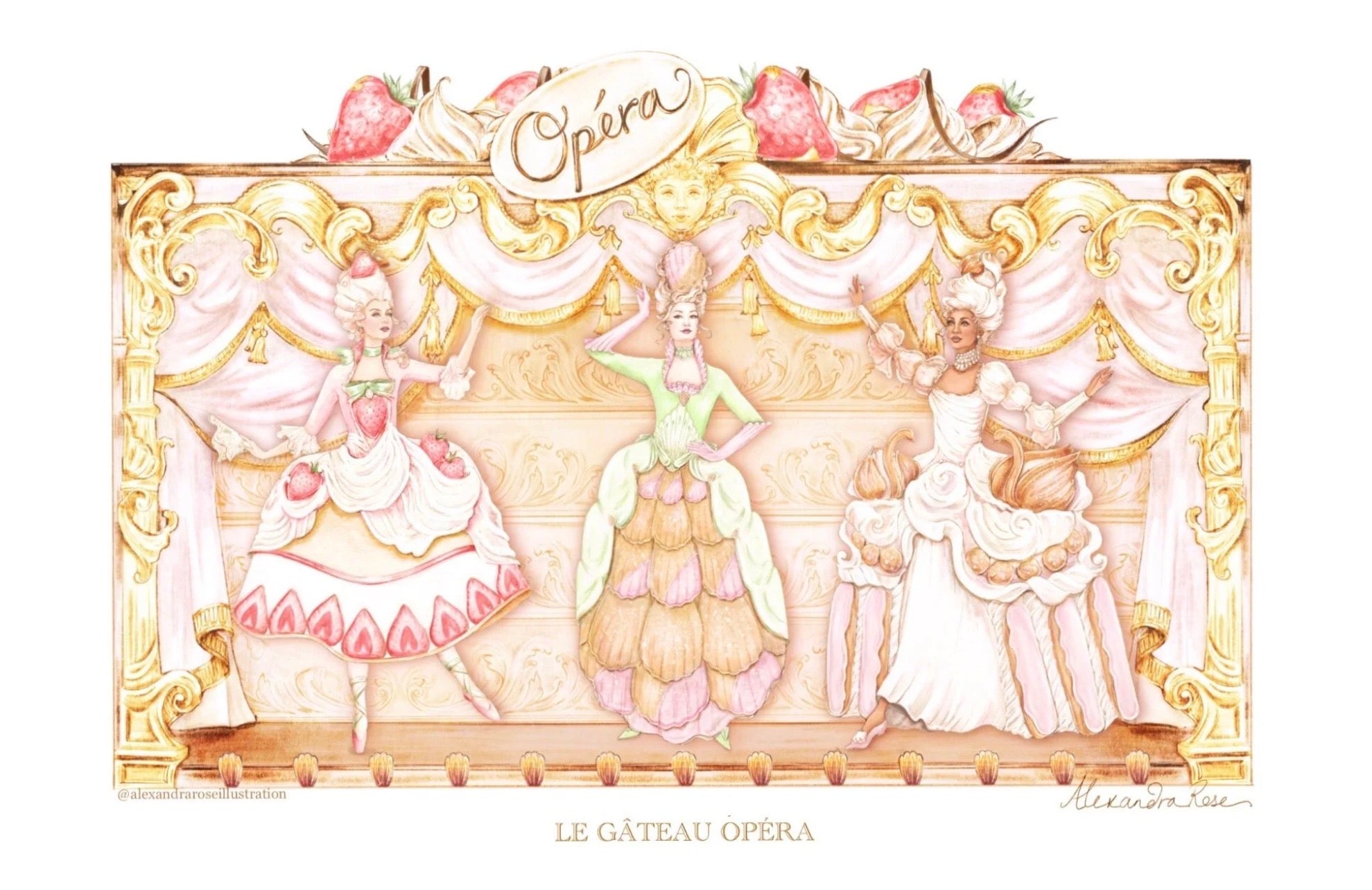 “Let them draw cake!” Introducing Le Gâteau Opéra…
