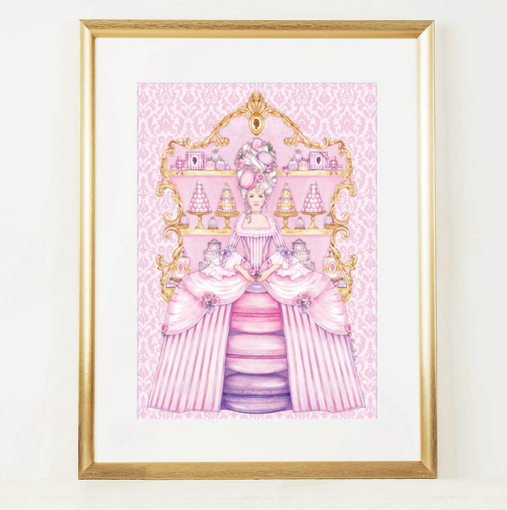 Madame Macaron Pink Print (A4)