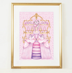 Madame Macaron Pink Print (A4)
