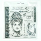 Marietta Craft/Printing Stamp Set - Ladies Vintage Tea Party