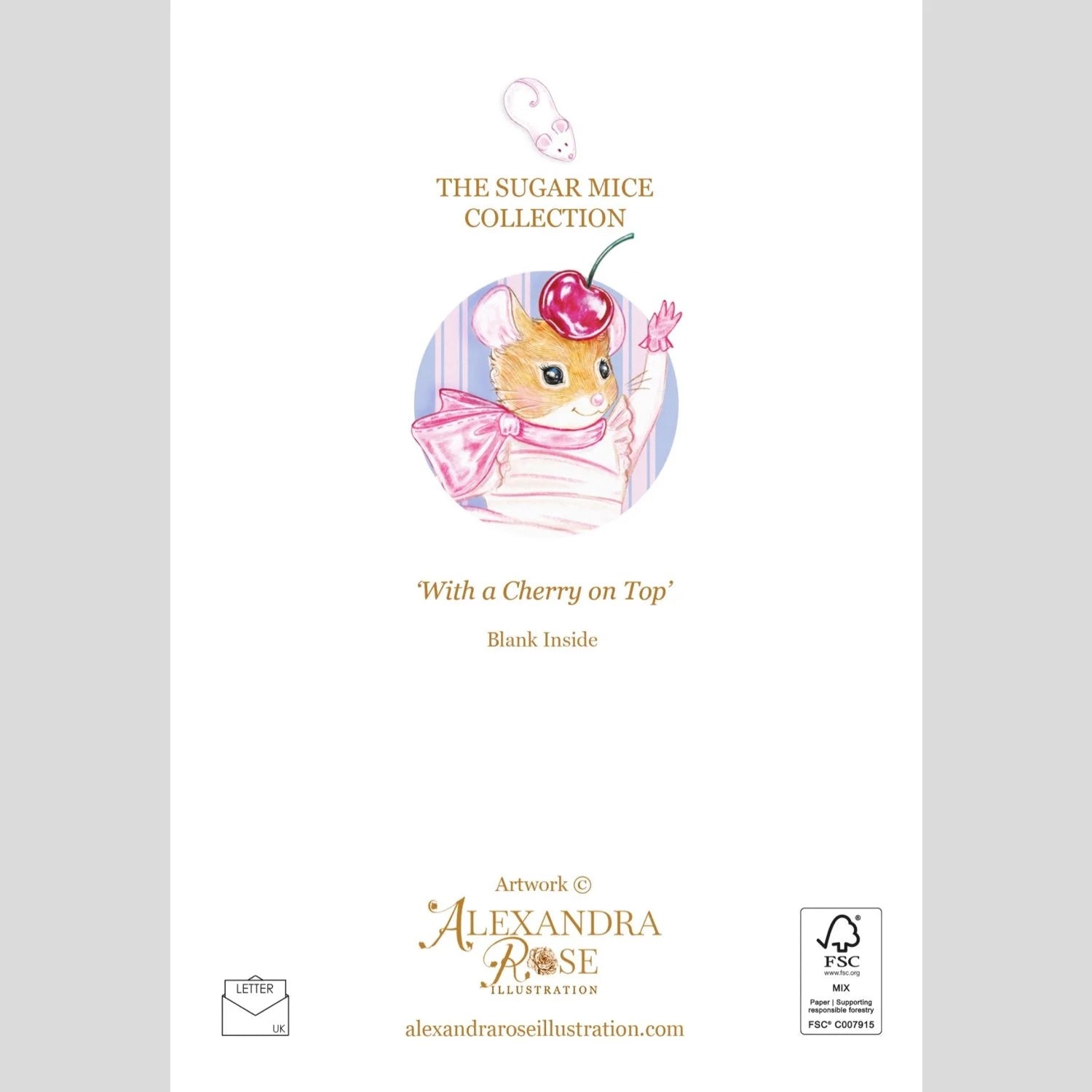 With a Cherry on Top Greeting Card (5”x 7”)