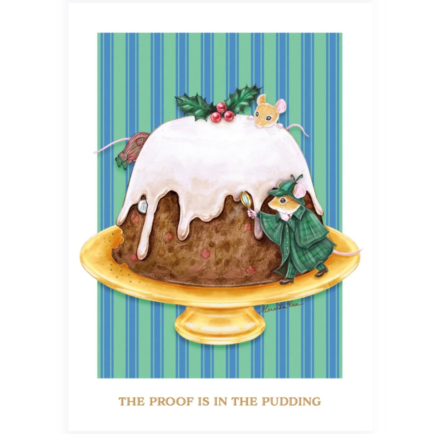 The Proof is in the Pudding Greeting Card (5”x 7”)