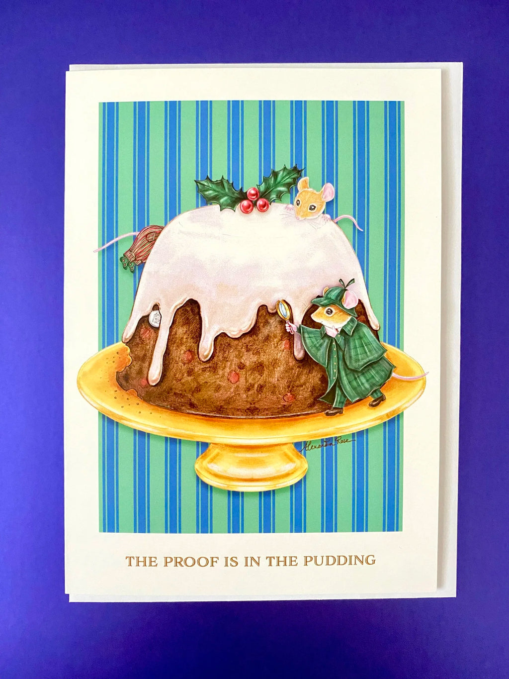The Proof is in the Pudding Greeting Card (5”x 7”)