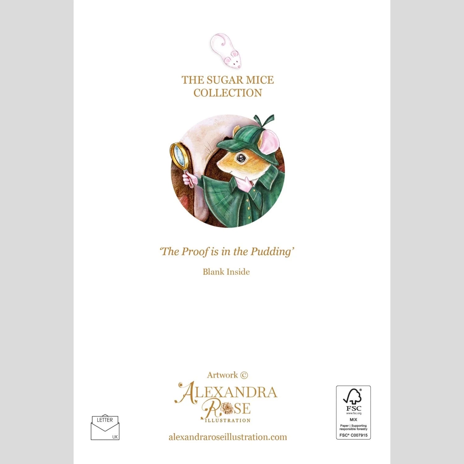 The Proof is in the Pudding Greeting Card (5”x 7”)