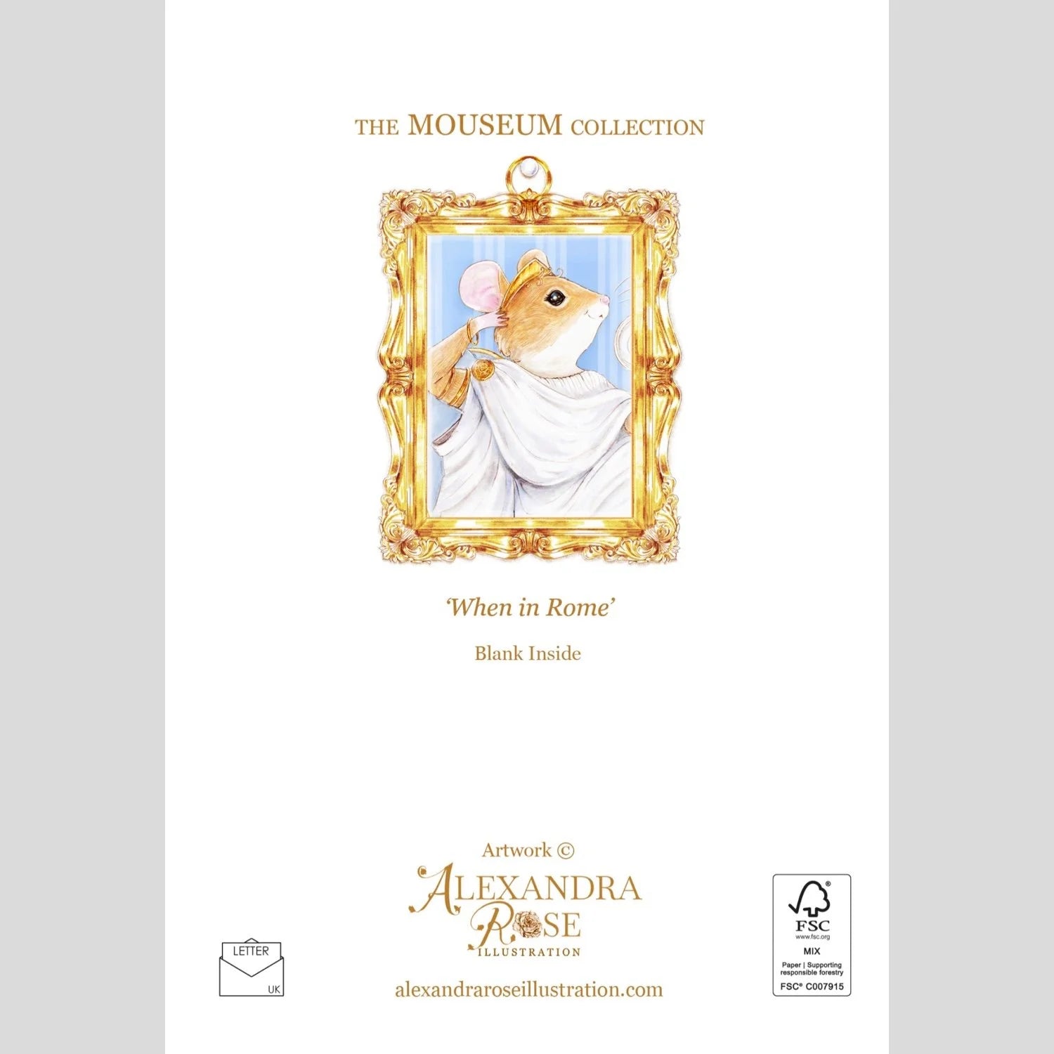 When in Rome Greeting Card (5"x7")