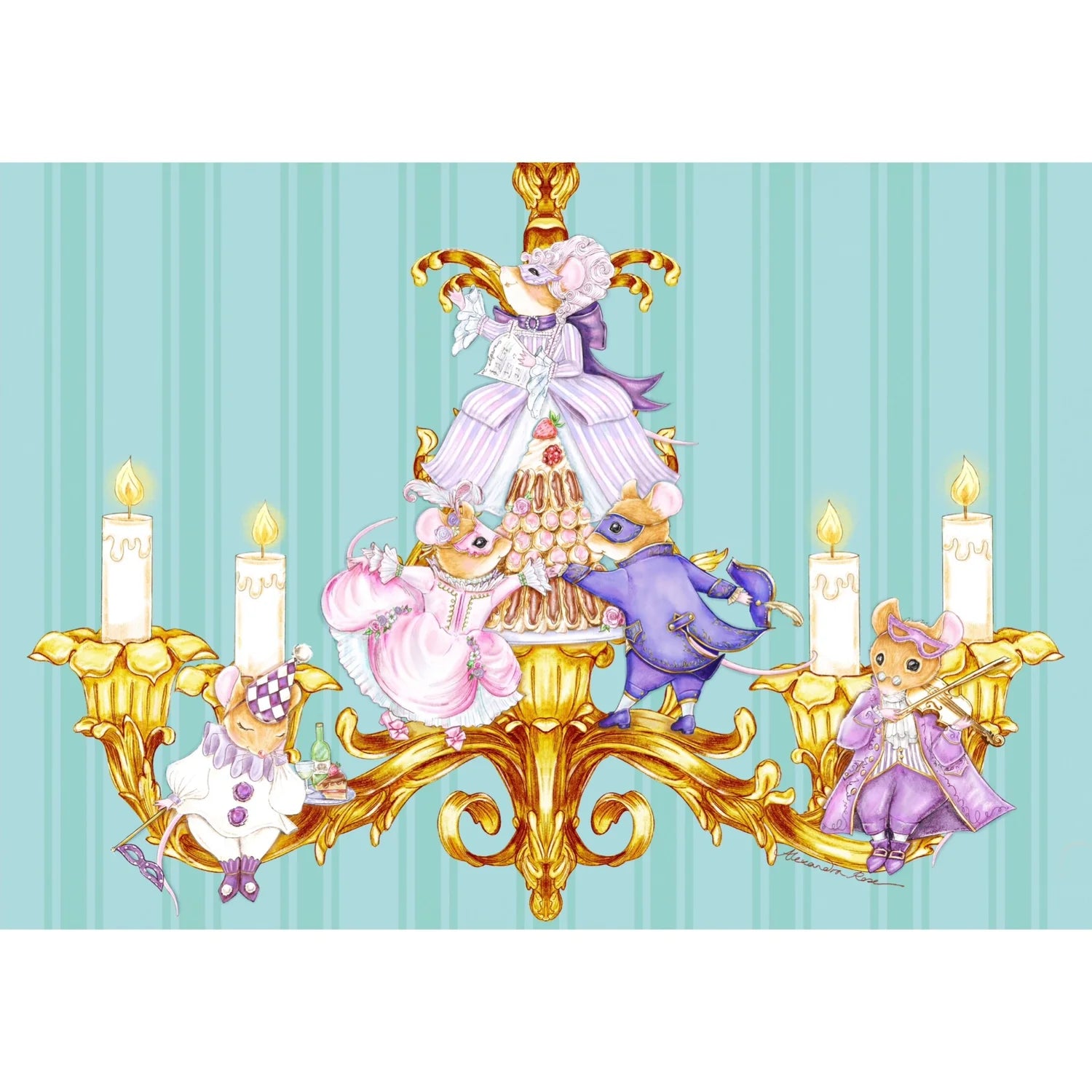 Mousequerade Greeting Card (A5)