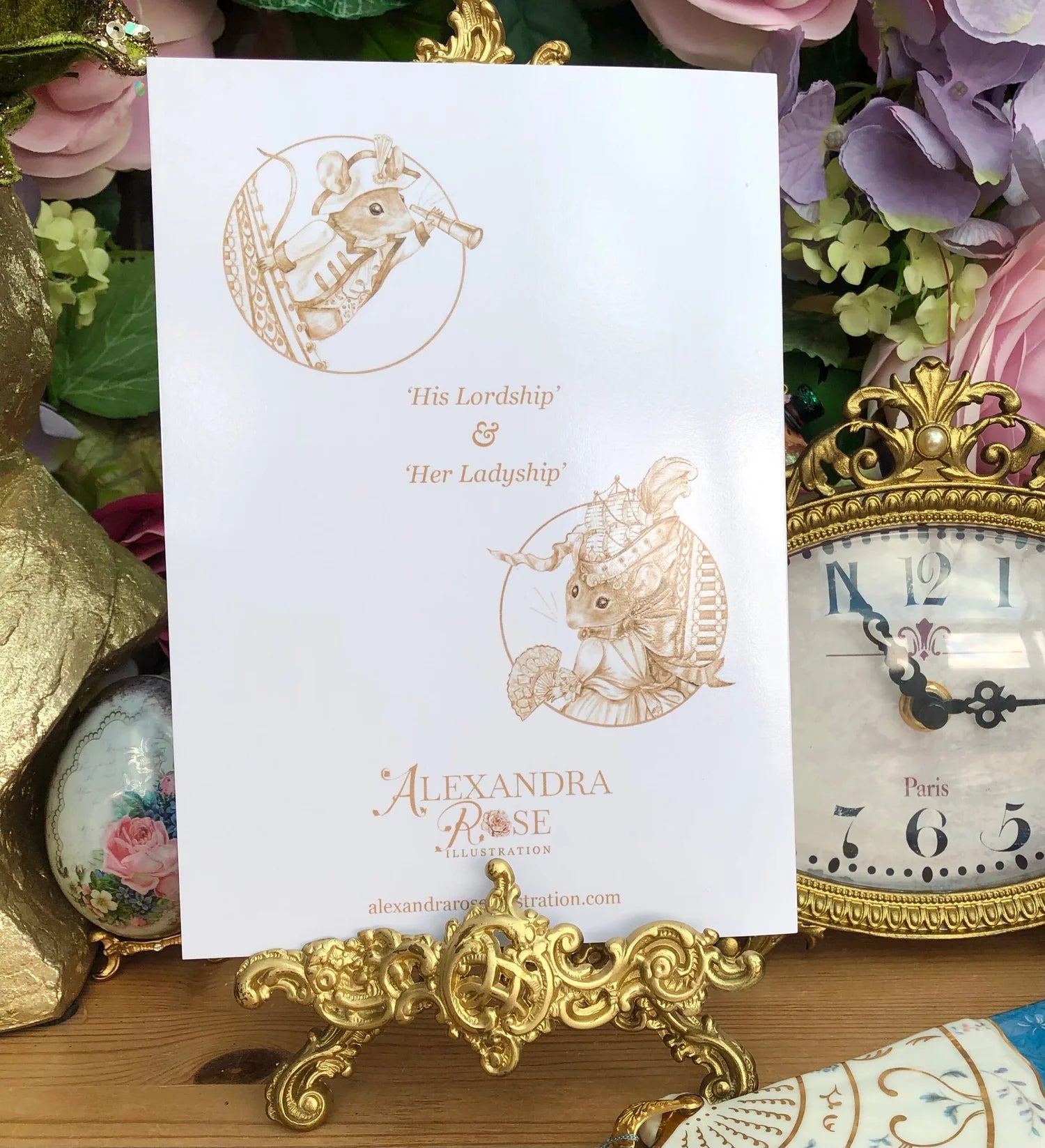 His Lordship & Her Ladyship Greeting Card (5"x7")