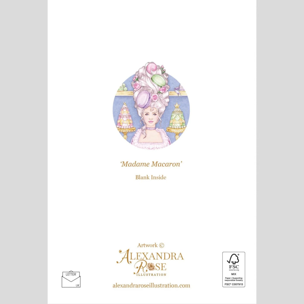 Madame Macaron Greeting Card (5”x 7”)