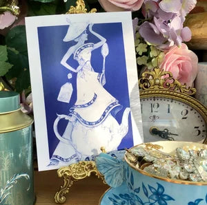 Lady Grey Greeting Card (5"x7")
