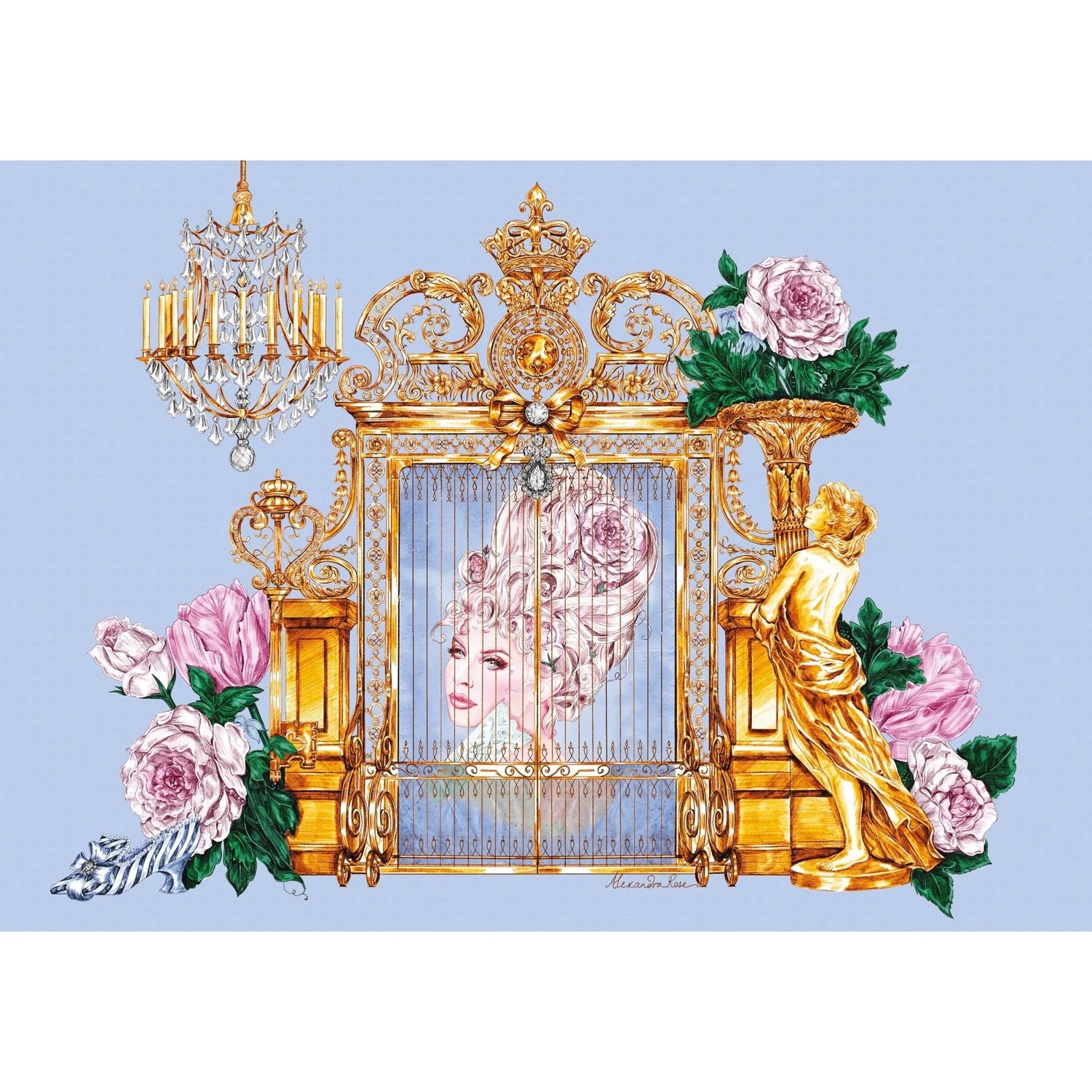 Dreaming of Versailles Greeting Card (A5)