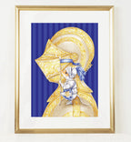 Knight in Shining Armour Print (A4)