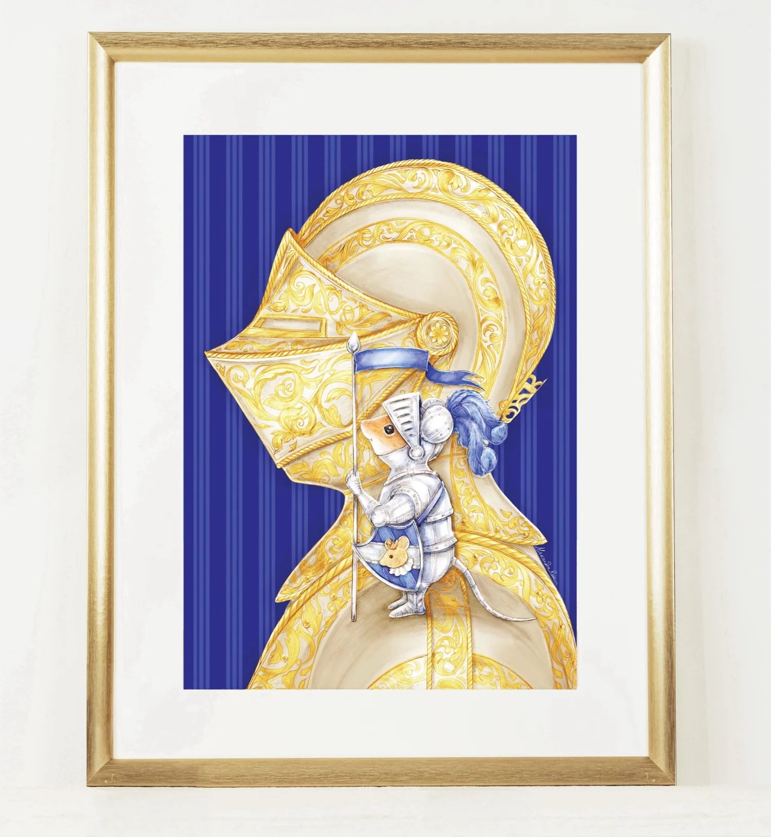 Knight in Shining Armour Print (A4)