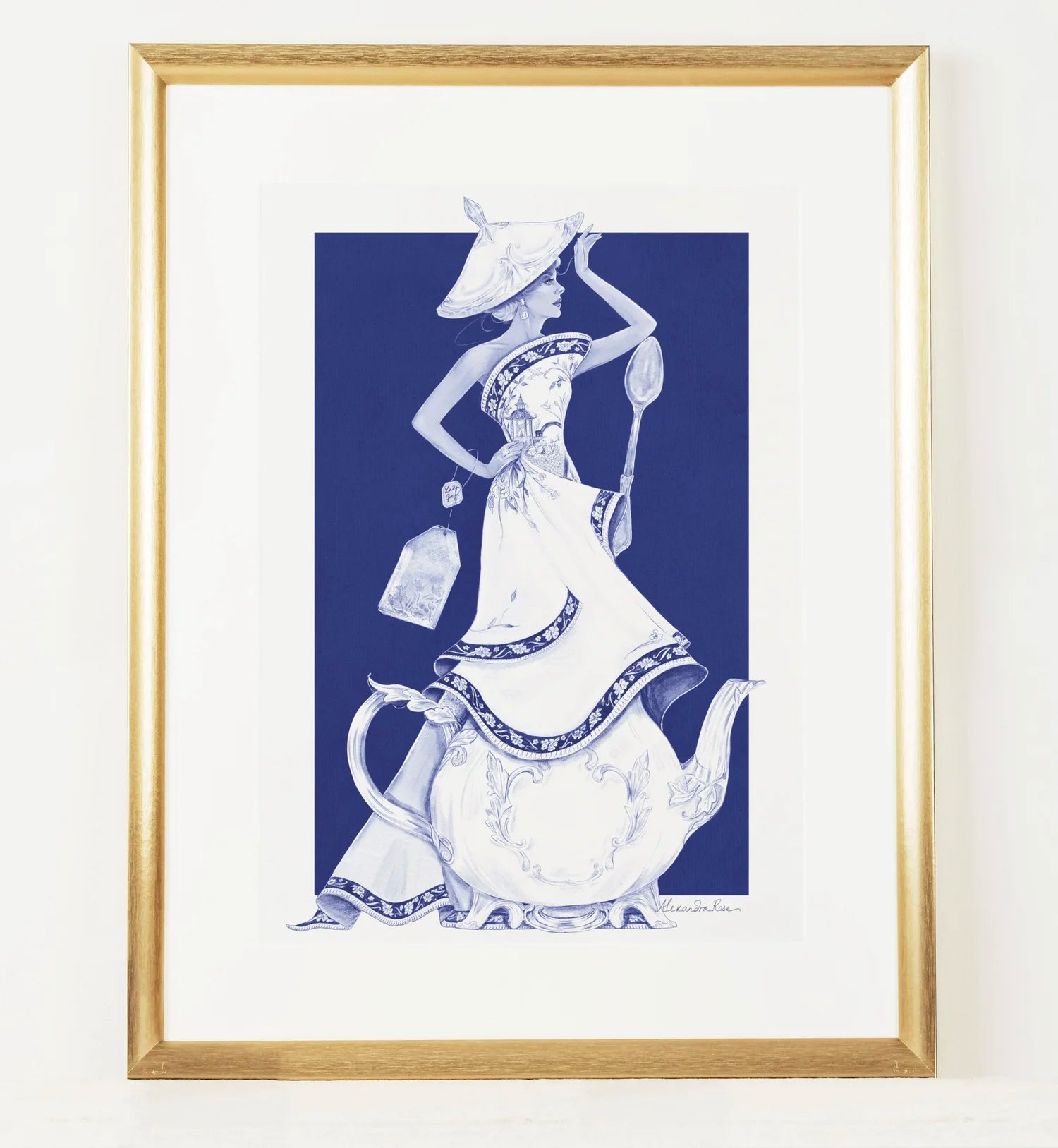 The Tea Gown Print (A4)