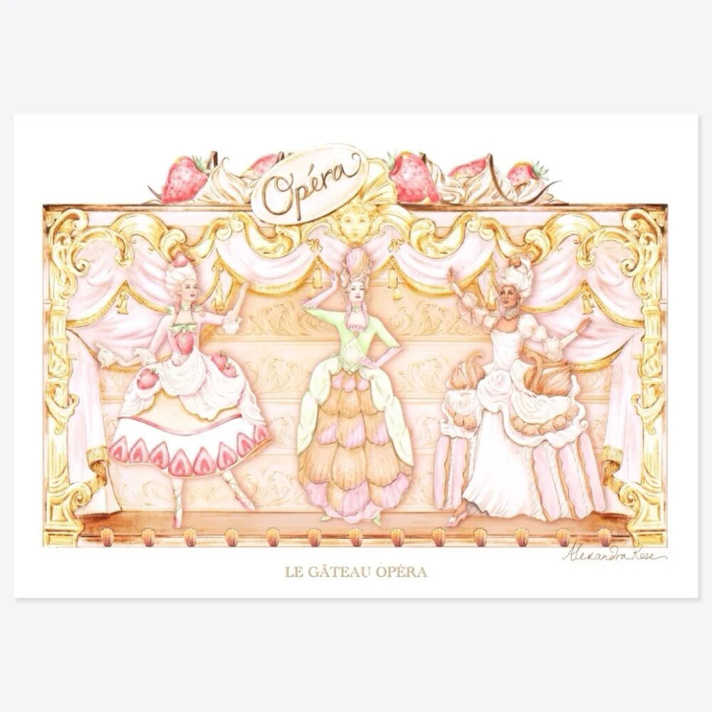 Le Gâteau Opéra Print (A4)