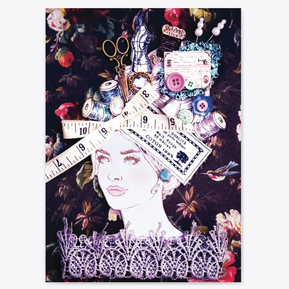 The Sewing Beehive Print (A4)