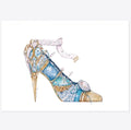 Seamstress Shoe Giclée Art Print (A5)