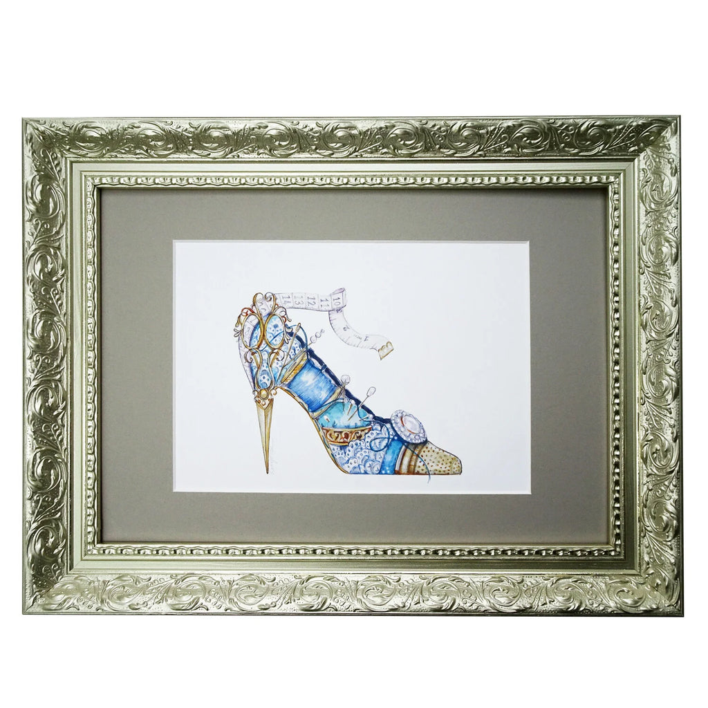 Seamstress Shoe Giclée Art Print (A5)
