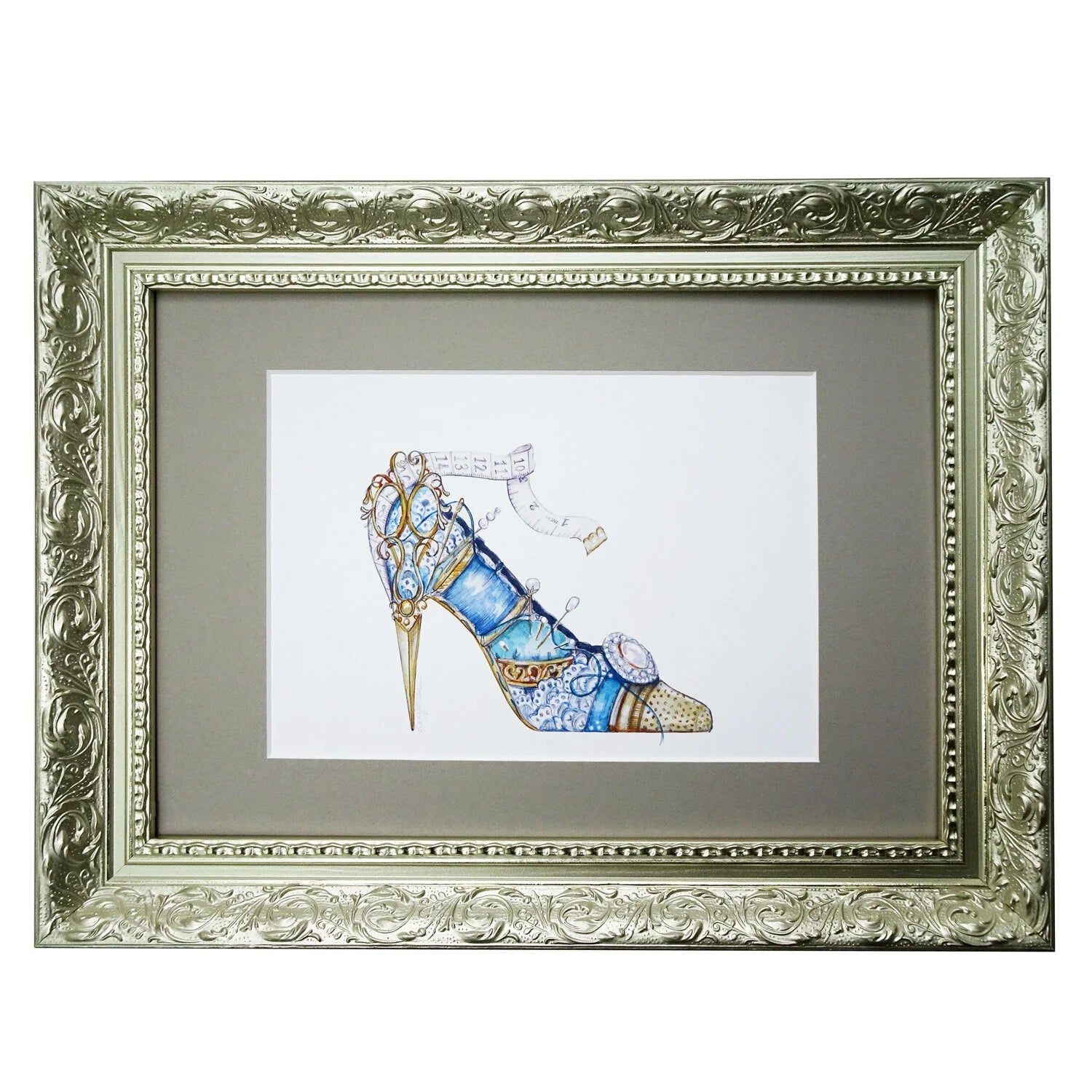 Seamstress Shoe Giclée Art Print (A5)