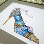 Seamstress Shoe Giclée Art Print (A5)