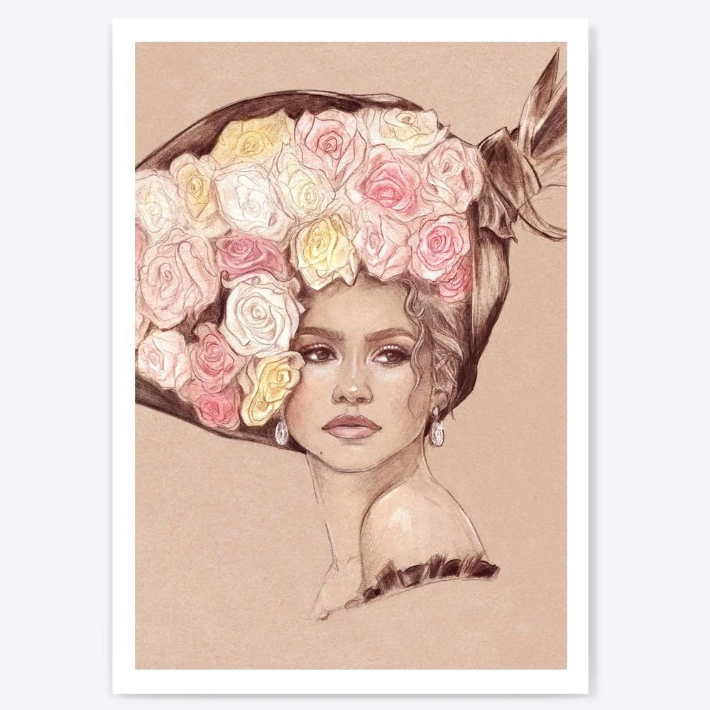 Met Gala ‘Garden of Time’ Portrait Giclée Art Print