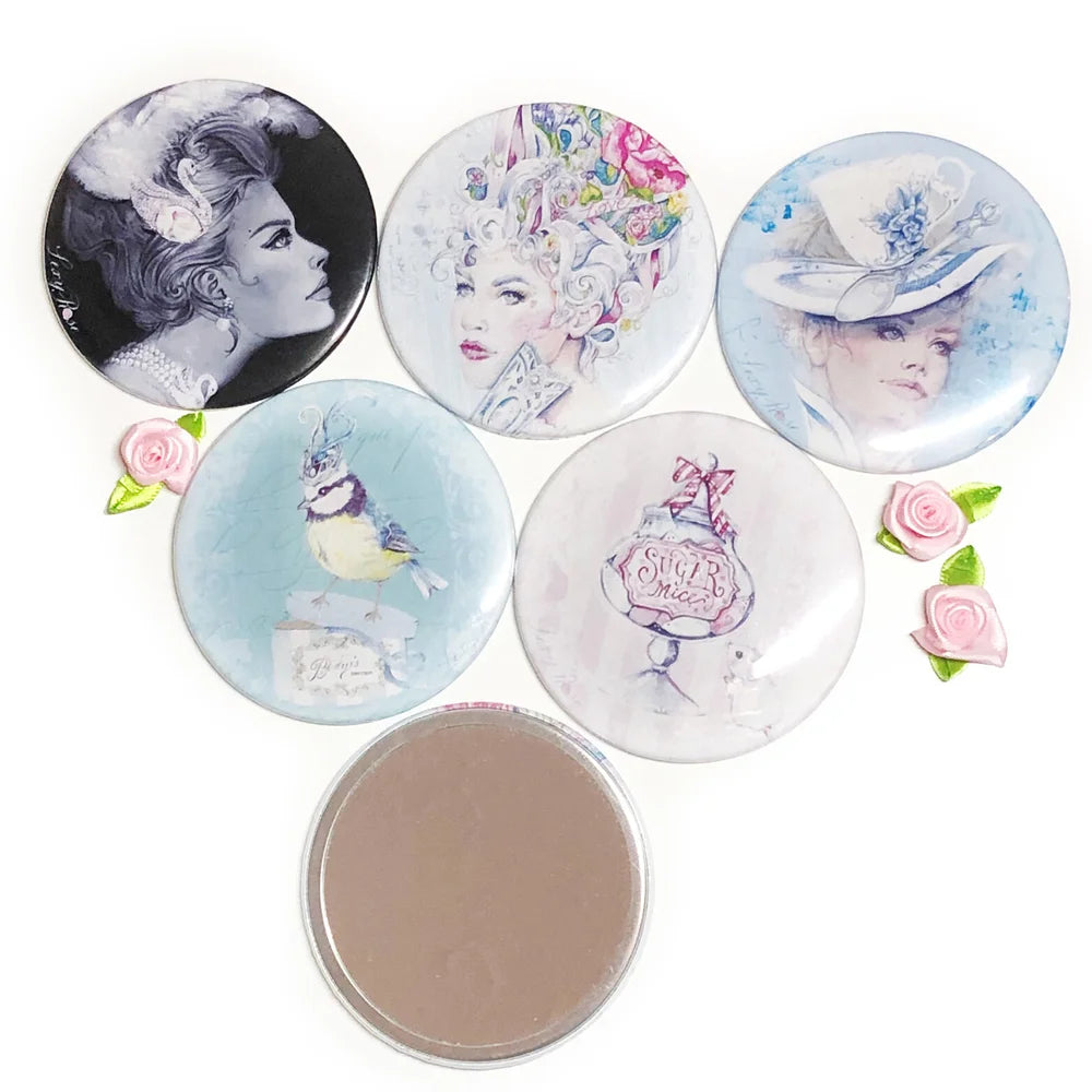 Afternoon Tea Party Pocket Mirror