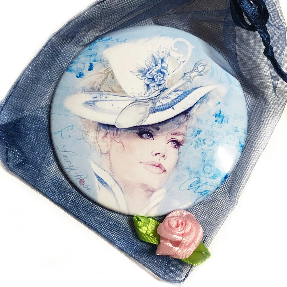 Afternoon Tea Party Pocket Mirror