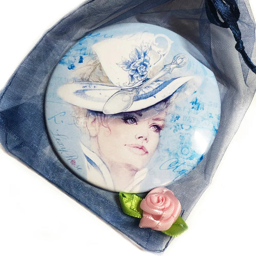 Afternoon Tea Party Pocket Mirror