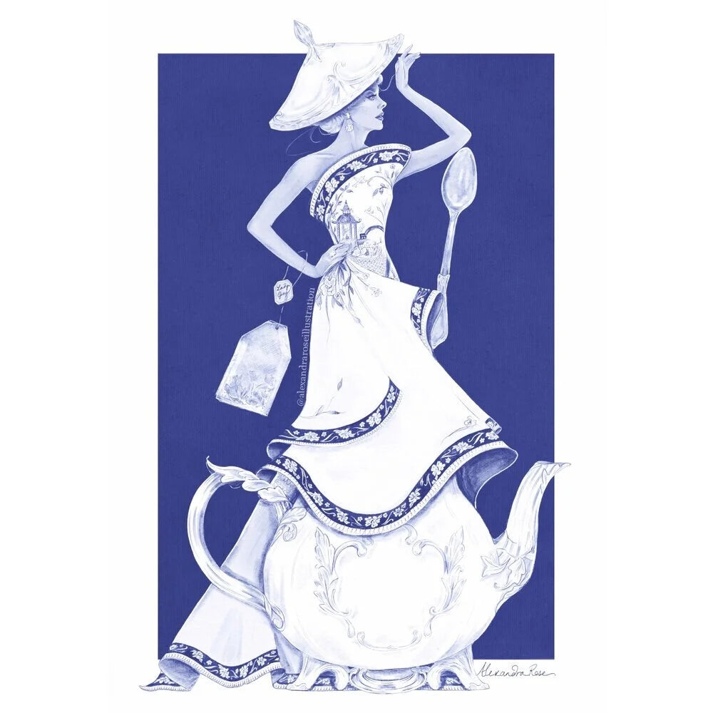 Lady Grey Greeting Card (5"x7")