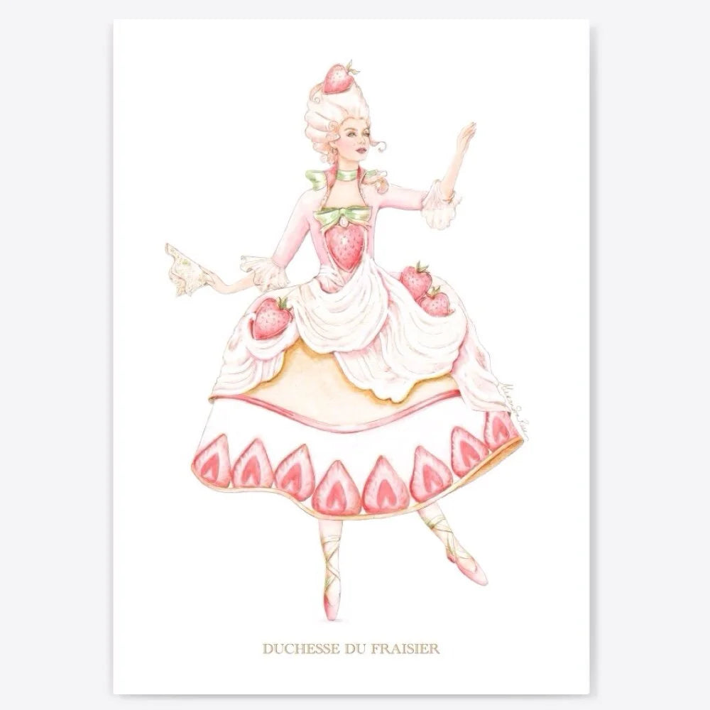 Duchesse du Fraisier Giclée Art Print
